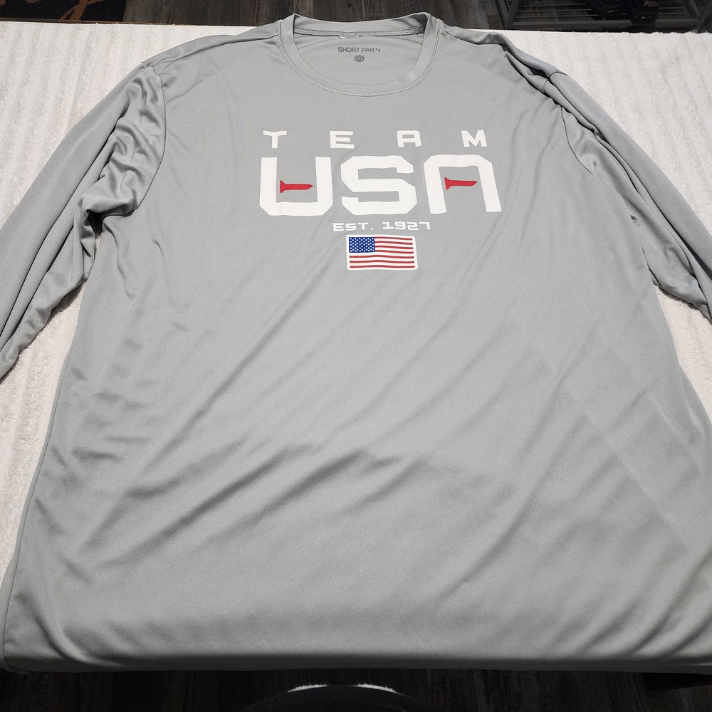 Short Par4 Men's Gray Team USA Shirt